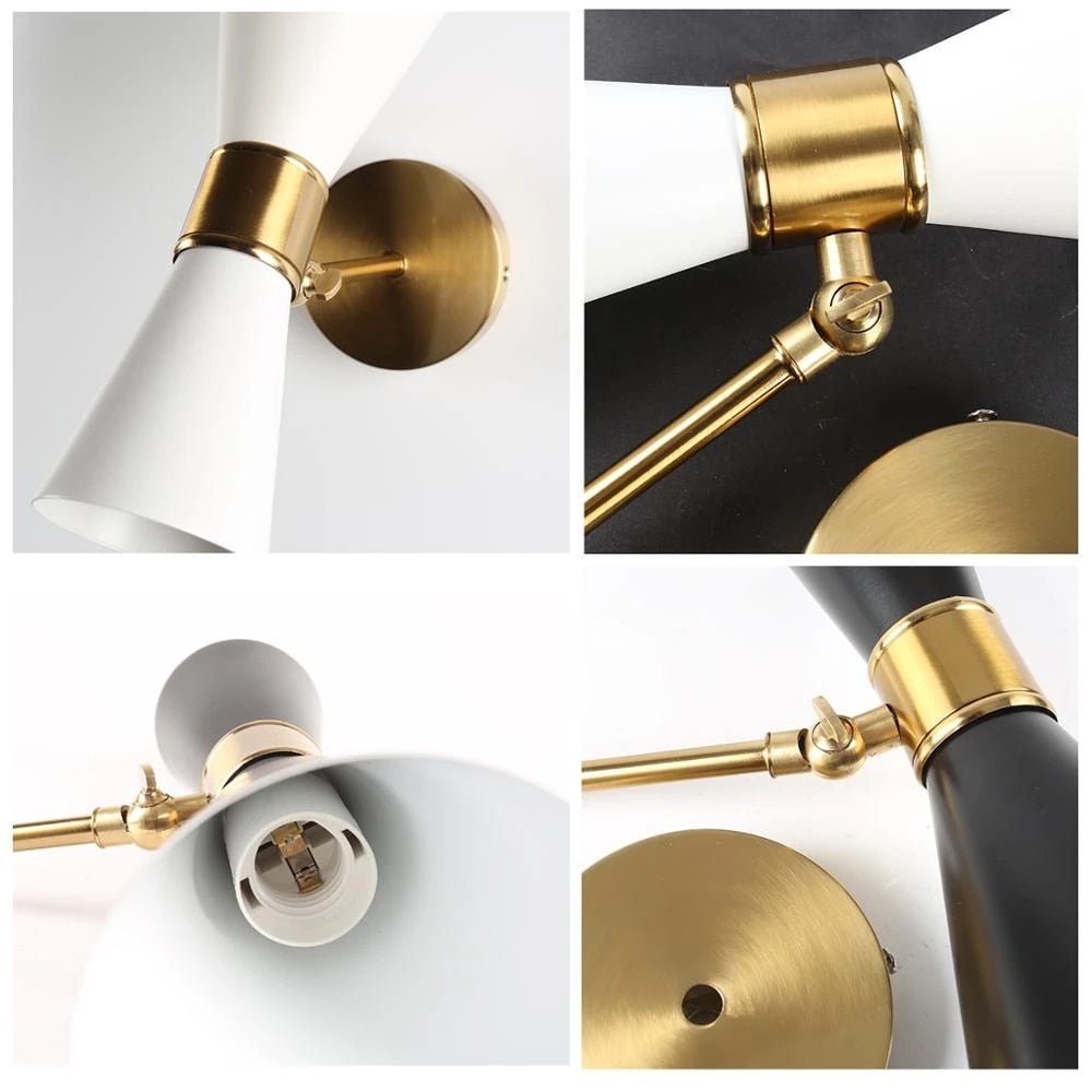Golden LED Wall Lamps Lighting House Decoration - Querencian