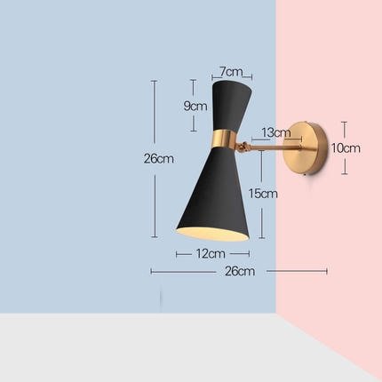 Golden LED Wall Lamps Lighting House Decoration - Querencian