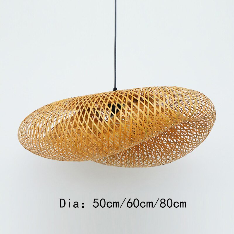Hand Make Bamboo Hanging Ceiling Pendant Lamps - Querencian