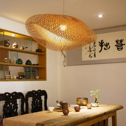 Hand Make Bamboo Hanging Ceiling Pendant Lamps - Querencian