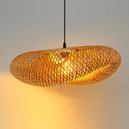 Hand Make Bamboo Hanging Ceiling Pendant Lamps - Querencian