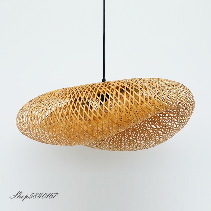 Hand Make Bamboo Hanging Ceiling Pendant Lamps - Querencian