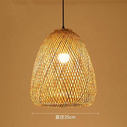 Hand Make Bamboo Hanging Ceiling Pendant Lamps - Querencian