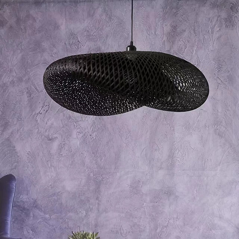 Hand Make Bamboo Hanging Ceiling Pendant Lamps - Querencian
