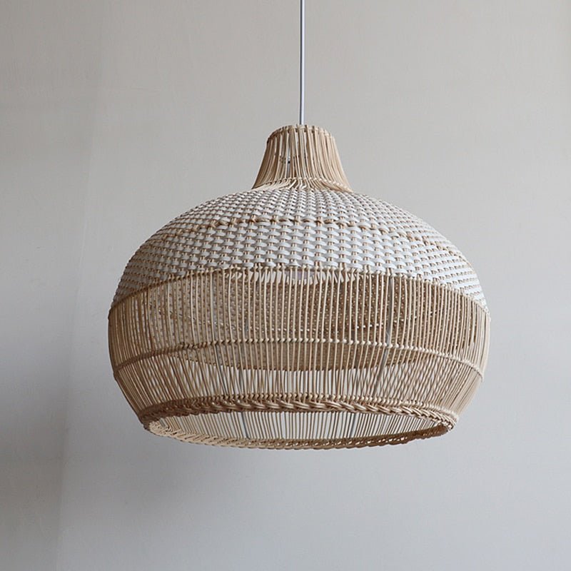 Hand-woven E27 Suspension Rattan Pendant Lights - Querencian