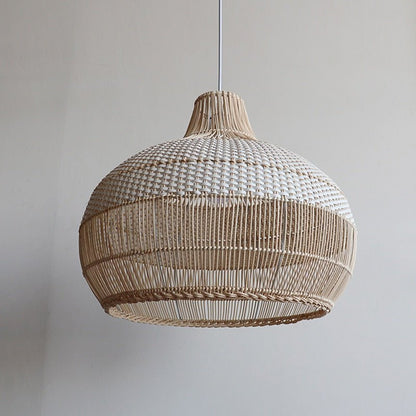 Hand-woven E27 Suspension Rattan Pendant Lights - Querencian