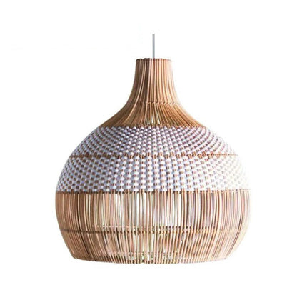 Hand-woven E27 Suspension Rattan Pendant Lights - Querencian