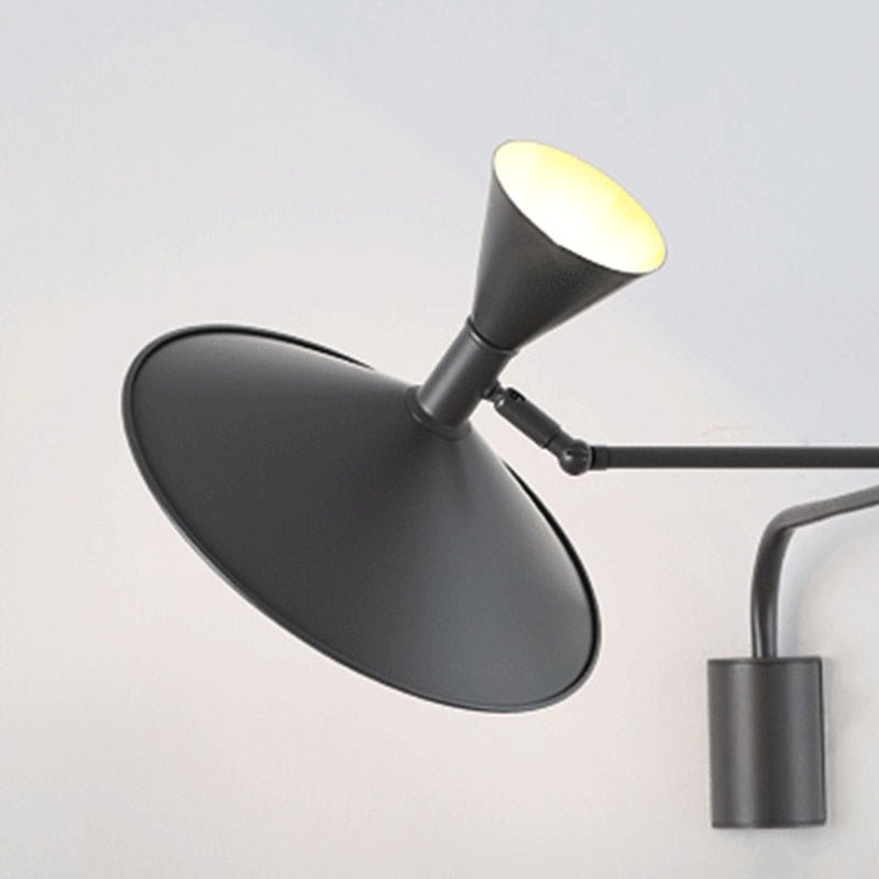 Industrial Mounted Swing Arm Wall Light - Querencian
