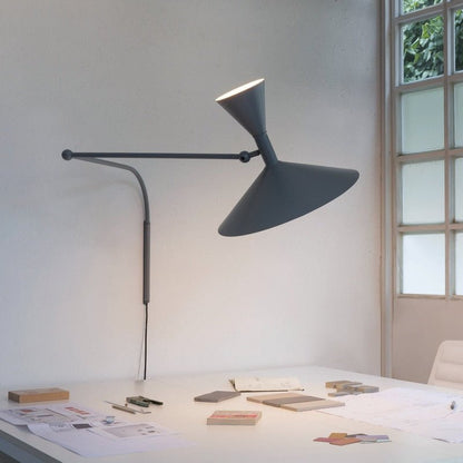 Industrial Mounted Swing Arm Wall Light - Querencian