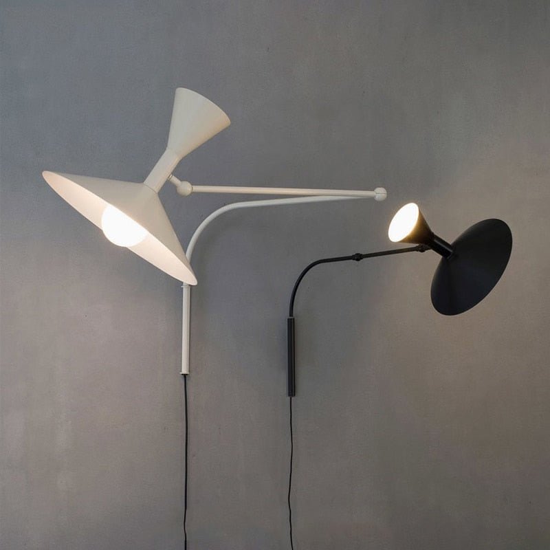 Industrial Mounted Swing Arm Wall Light - Querencian