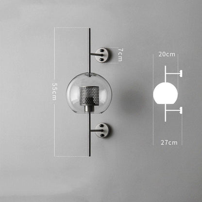 Industrial Retro Loft Wind Grid Wall Lamp - Querencian