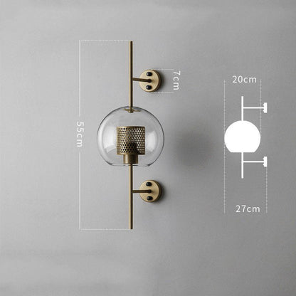 Industrial Retro Loft Wind Grid Wall Lamp - Querencian