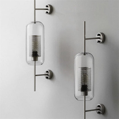 Industrial Retro Loft Wind Grid Wall Lamp - Querencian