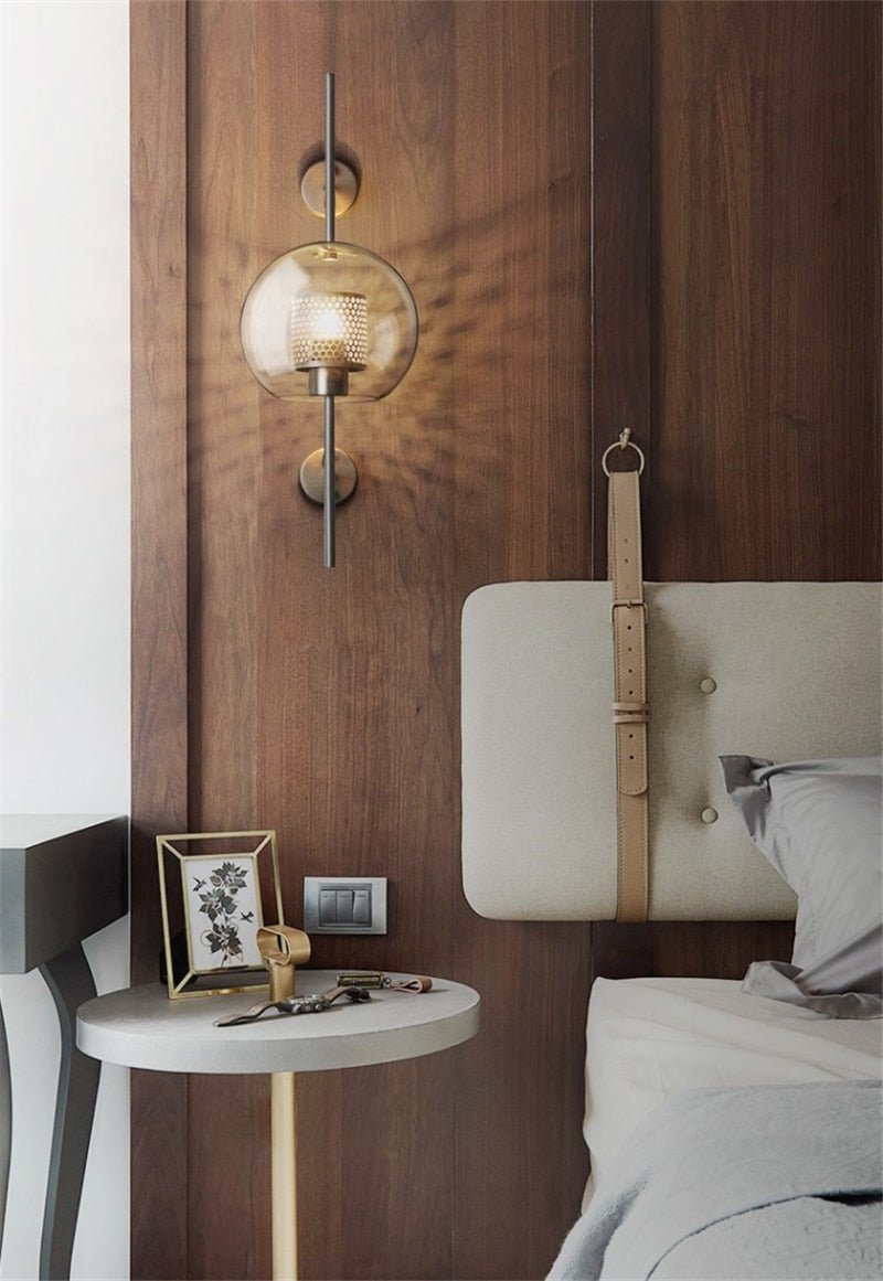 Industrial Retro Loft Wind Grid Wall Lamp - Querencian
