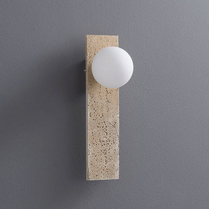 Japanese Retro Glass Resin Wall LED Lights - Querencian