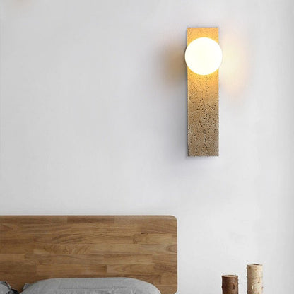 Japanese Retro Glass Resin Wall LED Lights - Querencian