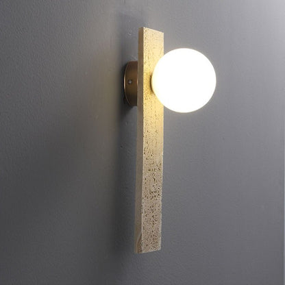 Japanese Retro Glass Resin Wall LED Lights - Querencian