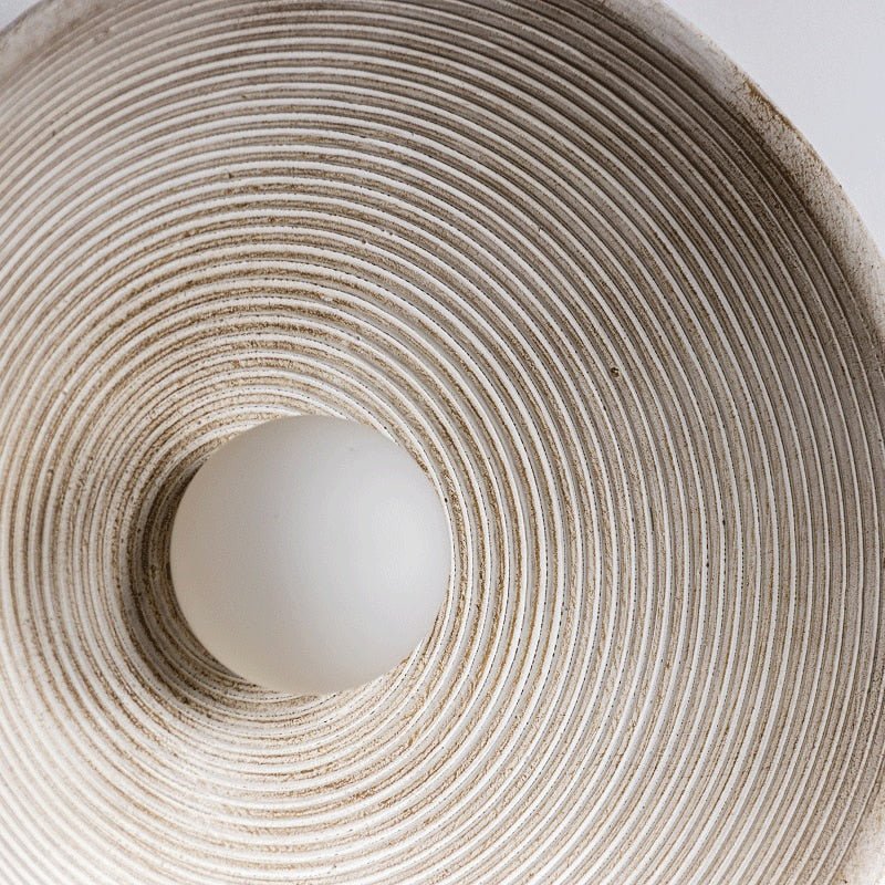 Japanese Style Retro Circle Wall Sconces Lighting - Querencian