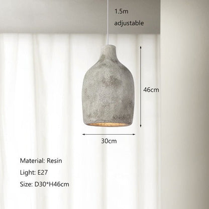 Japanese Wabi-sabi Chandelier for Restaurant Bedroom - Querencian