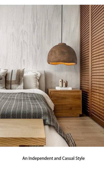 Japanese Wabi-sabi Chandelier for Restaurant Bedroom - Querencian