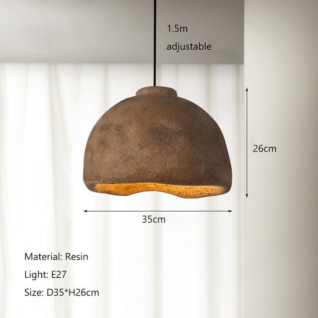 Japanese Wabi-sabi Chandelier for Restaurant Bedroom - Querencian