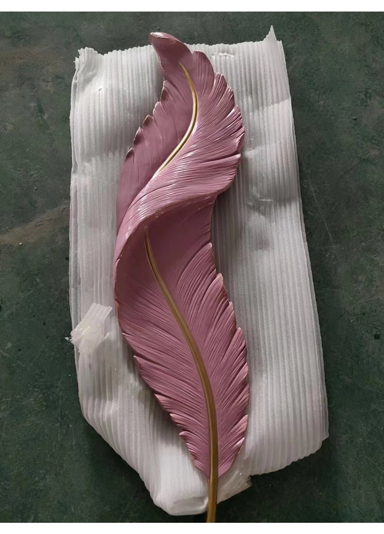 LED Feather Indoor Decorative Luxury Wall Lighting - Querencian