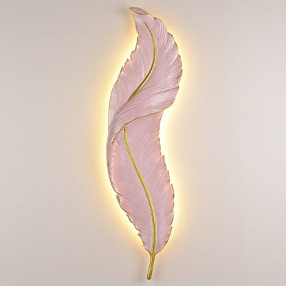 LED Feather Indoor Decorative Luxury Wall Lighting - Querencian