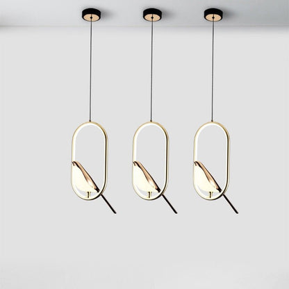 LED Magpie Bird Pendant Lights - Querencian