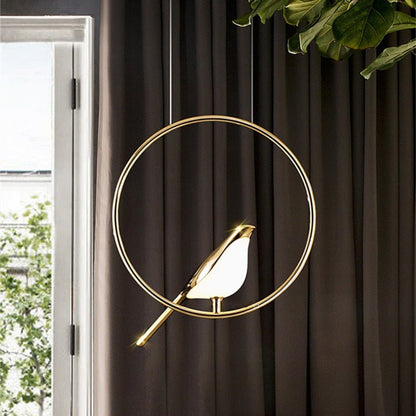 LED Magpie Bird Pendant Lights - Querencian
