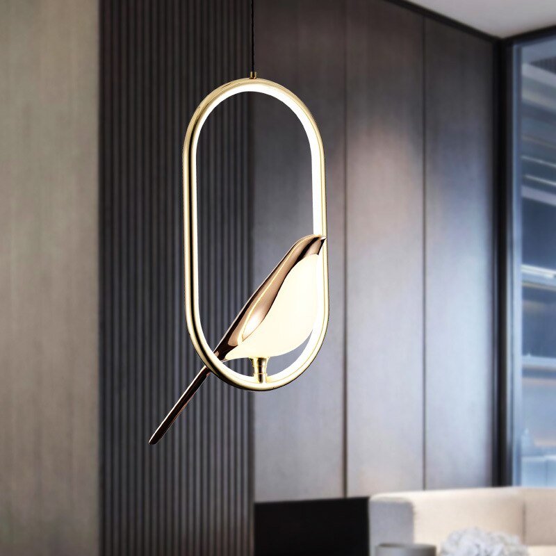 LED Magpie Bird Pendant Lights - Querencian