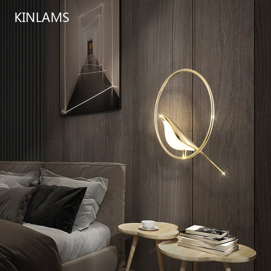LED Magpie Bird Pendant Lights - Querencian