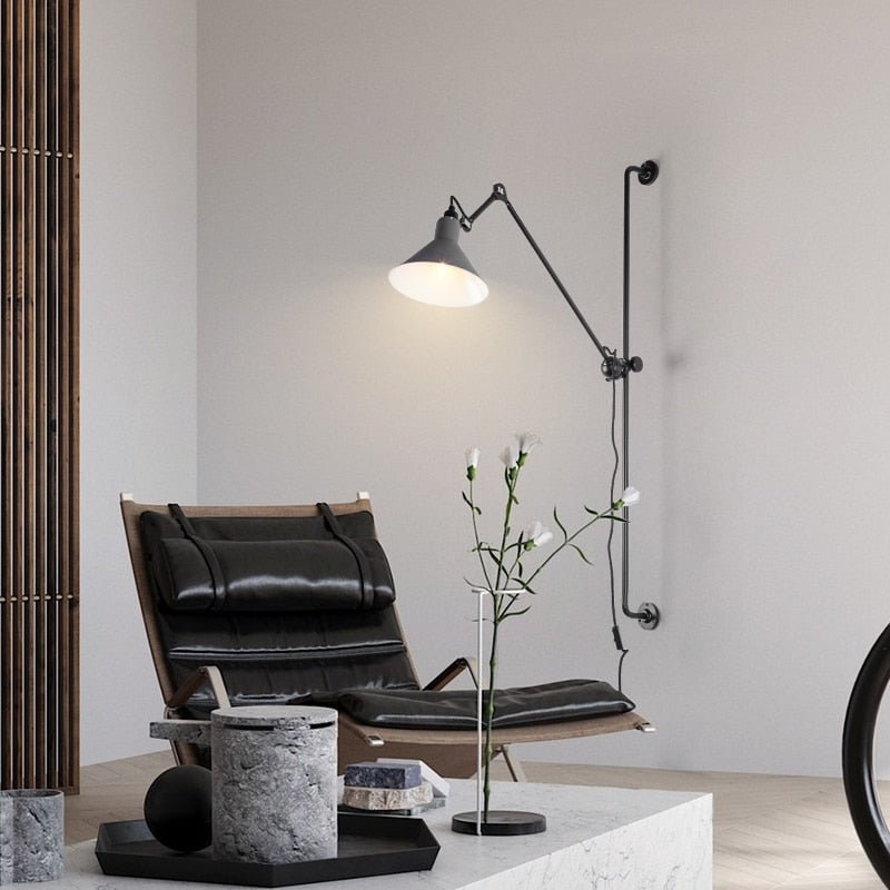 Long Arm Home Decoration Wall Light Fixture - Querencian