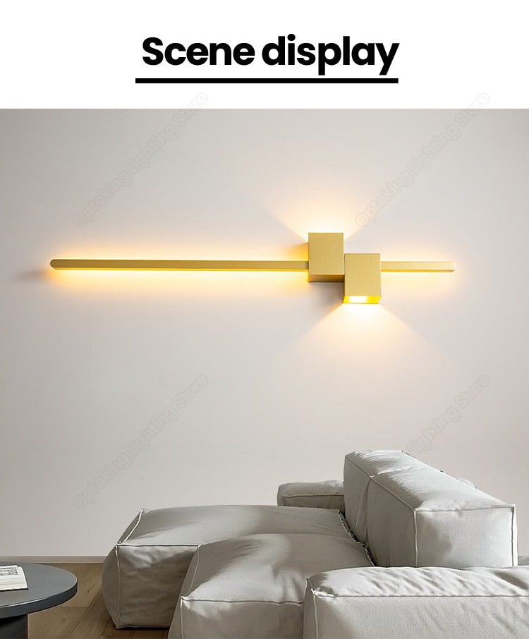 Long Led Home Decor Wall Light Fixture - Querencian