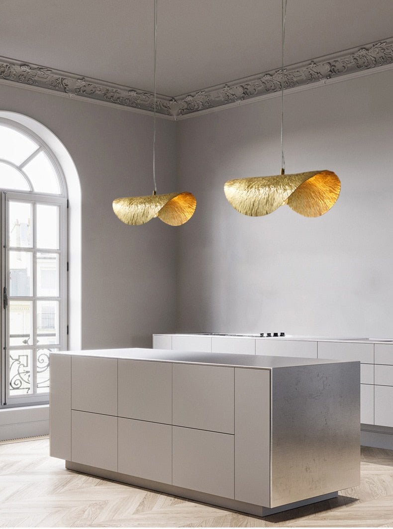 Lotus Leaf Hanging Pendant Lights - Querencian