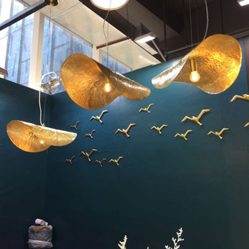 Lotus Leaf Hanging Pendant Lights - Querencian