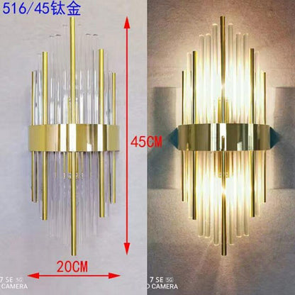 Luxury Crystal Postmodern Sconce Wall Light Fixtures - Querencian