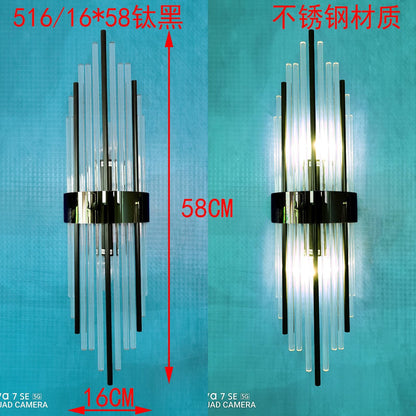 Luxury Crystal Postmodern Sconce Wall Light Fixtures - Querencian