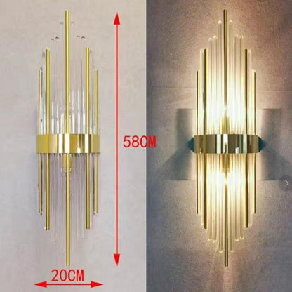 Luxury Crystal Postmodern Sconce Wall Light Fixtures - Querencian
