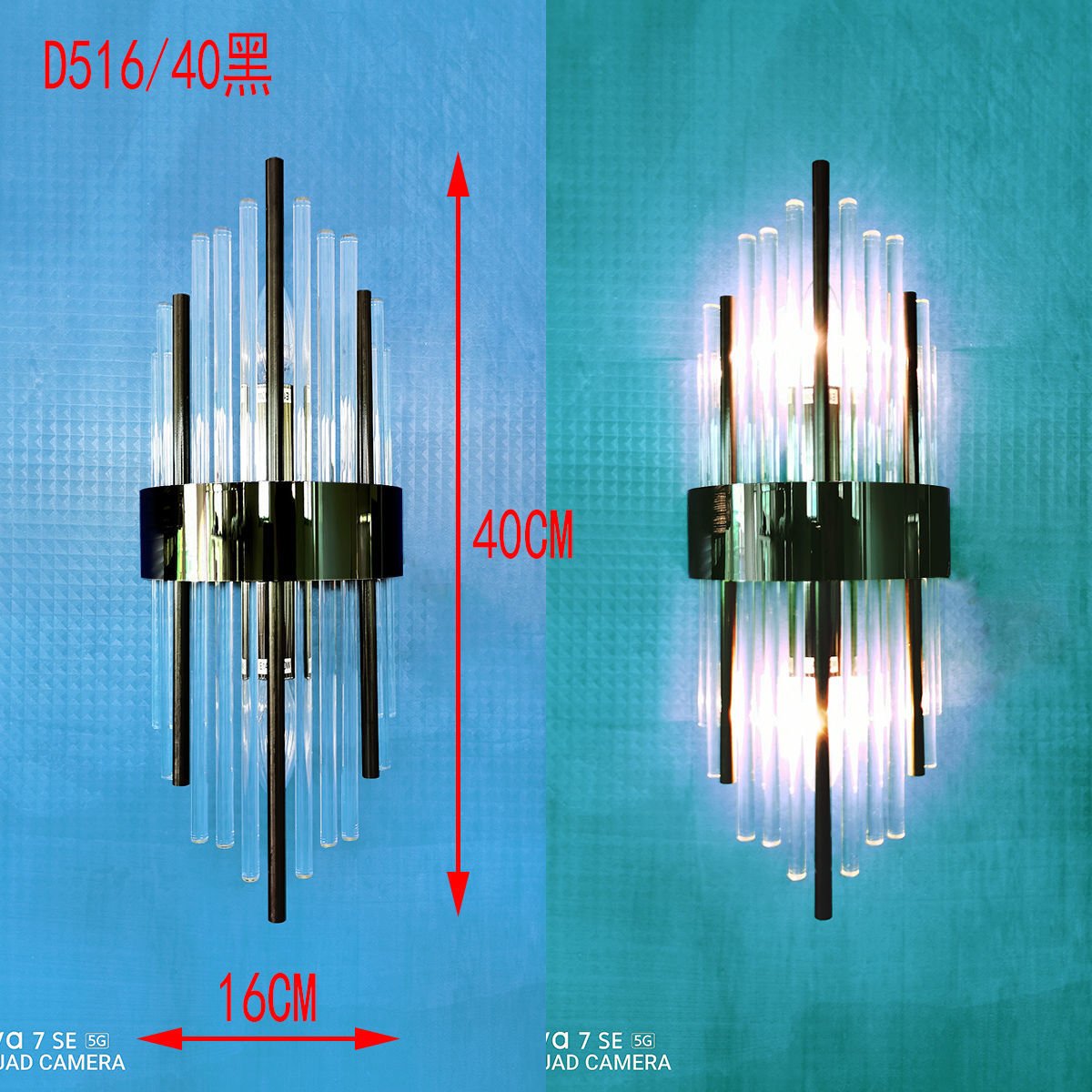 Luxury Crystal Postmodern Sconce Wall Light Fixtures - Querencian