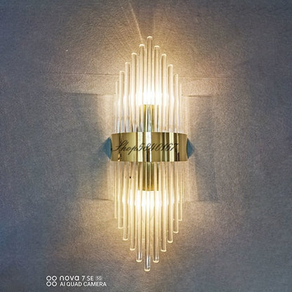 Luxury Crystal Postmodern Sconce Wall Light Fixtures - Querencian