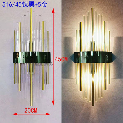 Luxury Crystal Postmodern Sconce Wall Light Fixtures - Querencian
