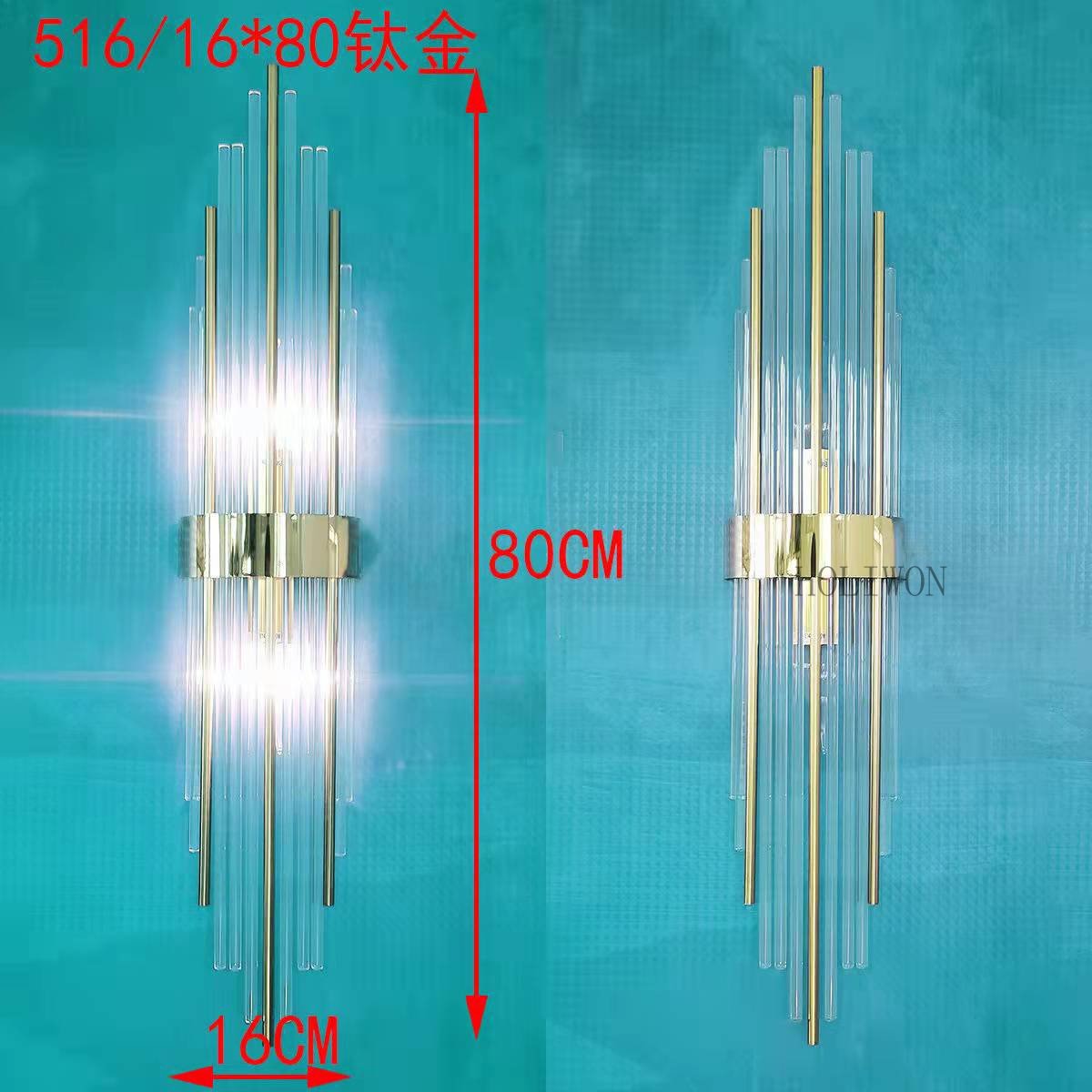 Luxury Crystal Postmodern Sconce Wall Light Fixtures - Querencian