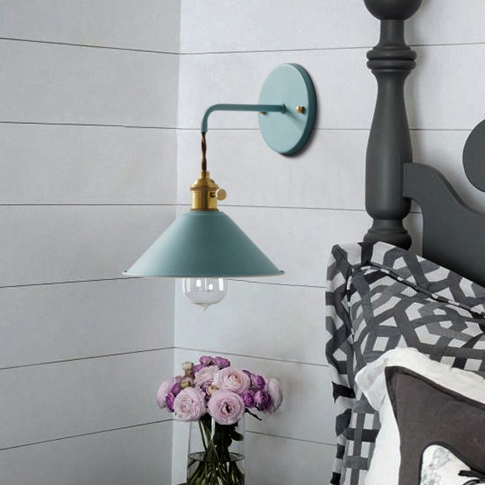 Macarons Colored Umbrella Modern Wall Light - Querencian