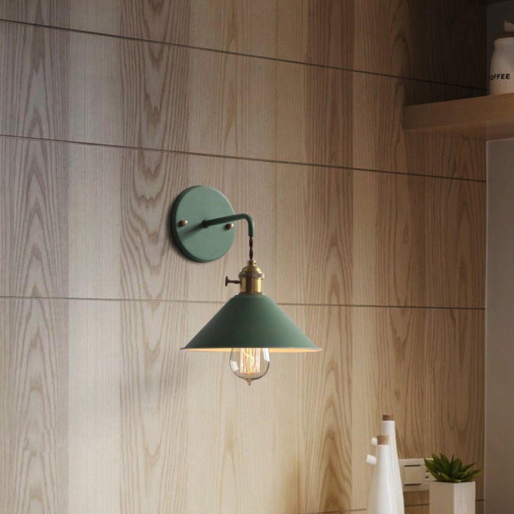 Macarons Colored Umbrella Modern Wall Light - Querencian