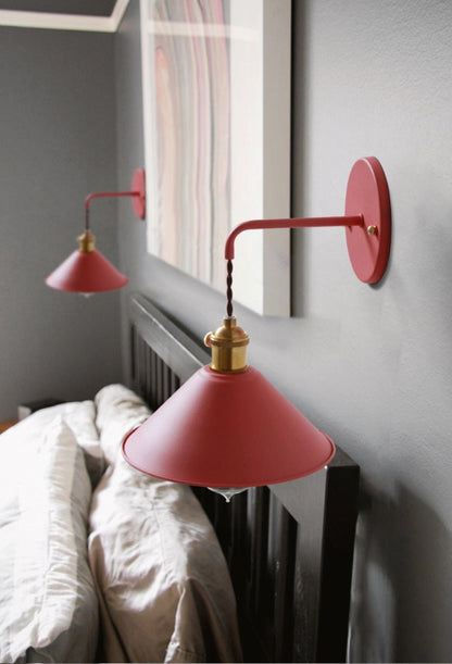 Macarons Colored Umbrella Modern Wall Light - Querencian