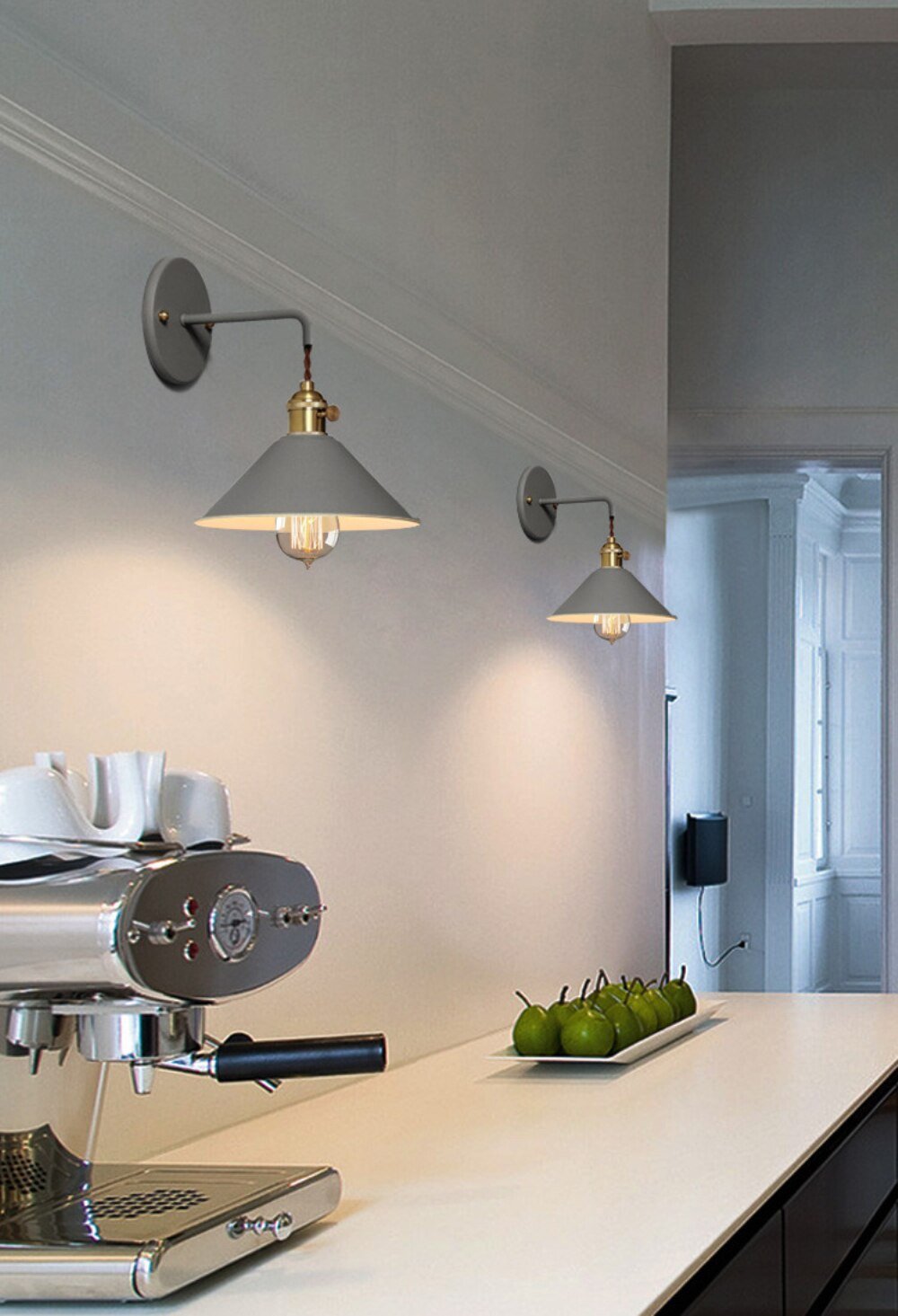 Macarons Colored Umbrella Modern Wall Light - Querencian