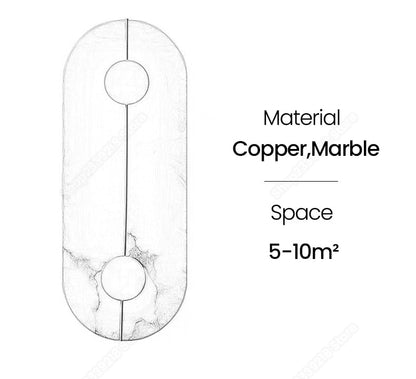 Marble Nordic Decoration LED Wall Sconce Lighting - Querencian