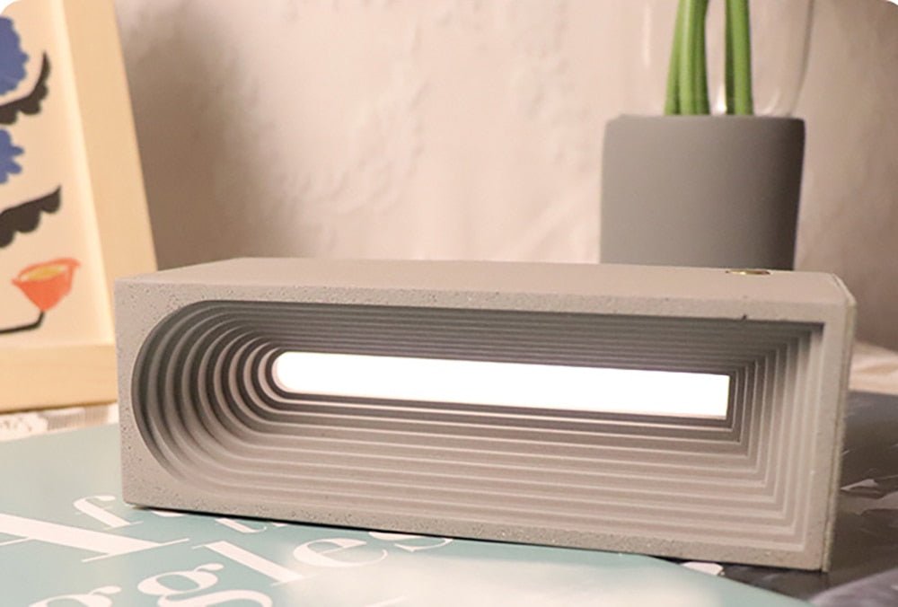 Minimalist Cement dimming desk lamp - Querencian