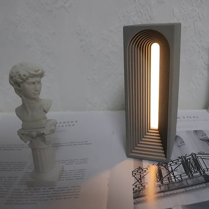 Minimalist Cement dimming desk lamp - Querencian
