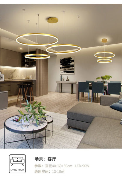 Minimalist Home Decor Led Modern Chandelier Lighting - Querencian